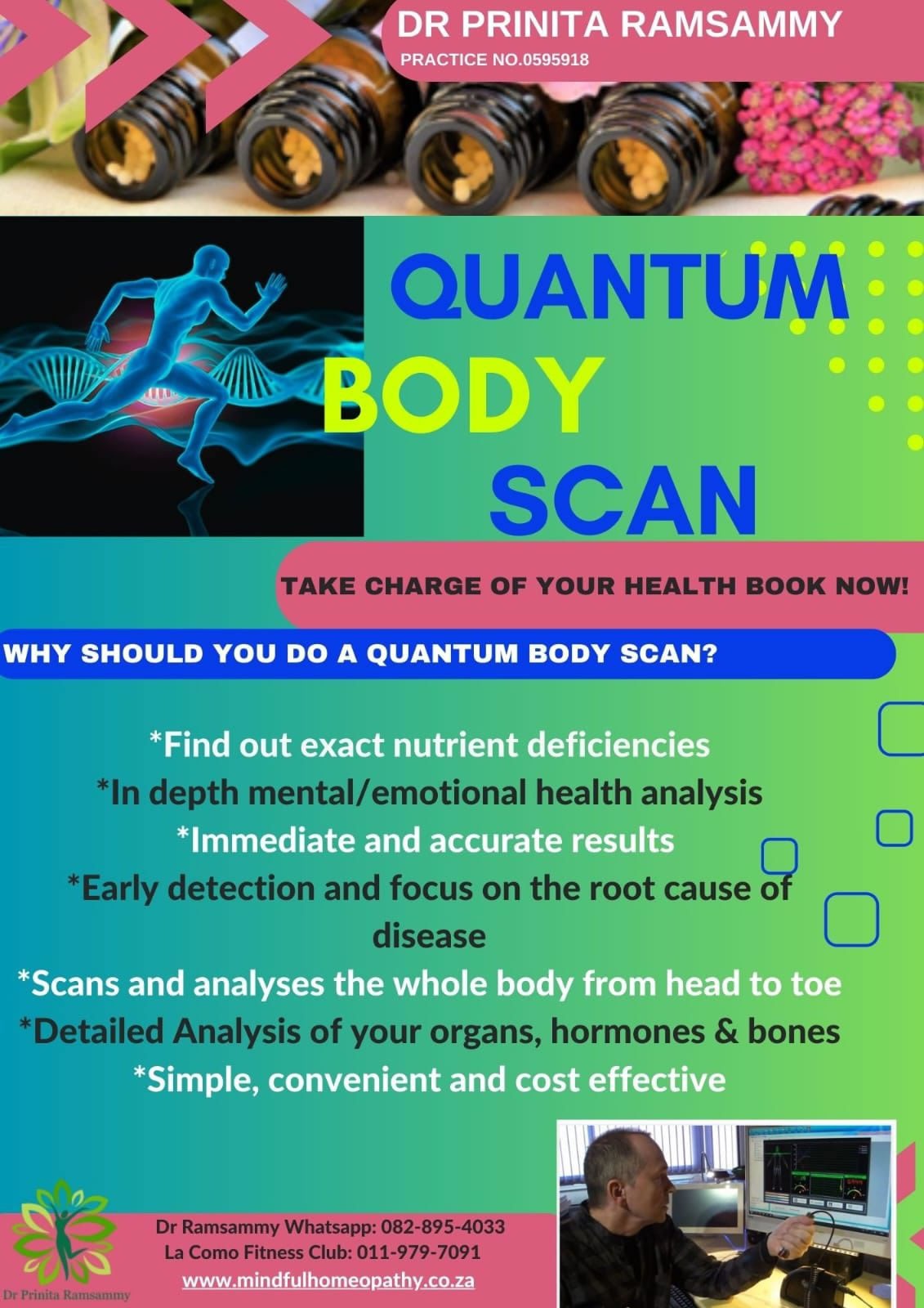 Quantum body scan consultation